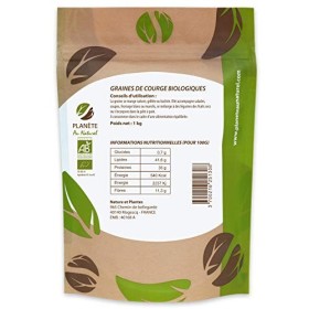 Graines de Courge Bio - 1kg Cucurbita pepo 