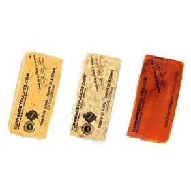 Lot de 3 nougats artisanaux classiques en boîte de pin Jijona 300gr., Alicante 300gr., Yema Tostada 300gr. 