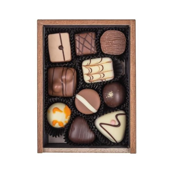 Coffret de chocolats « Elegance – Vielen Dank » | Boite cadeau | Assortiment à offrir | Premium | Homme | Femme | Noel | Anni