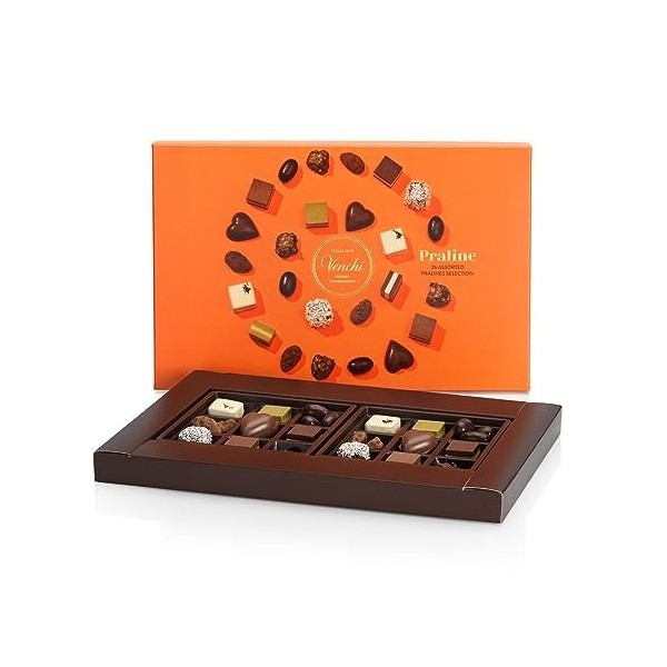 Venchi - Coffret Cadeau avec Bonbons de Chocolat Assortis, 200 g - Idée cadeau - Sans gluten