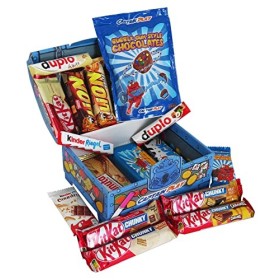 CAPTAIN PLAY Coffre au Trésor avec Assortiment de 15 Barre au chocolat, 678g