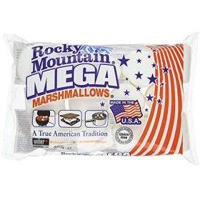 Rocky Mountain Marshmallows Paquet DEssai Classic 300G, Fruity Mega 340G, Mini 150G, Bonbons Américains Traditionnels À Rôti