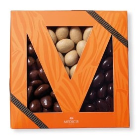 Dragées Médicis Le Jardin Cacao BOITE CARRE MEDICIS 300gr