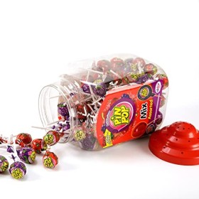Pin Pop Lollipops remplis de Bubblegum - Bonbons divers - Sucettes gros paquet - Lollipop 80s 90s Sweets Collection - Lolly P