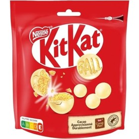 Kitkat Ball Billes De Chocolat Blanc Nestle - Saveur Chocolatée Craquante et Irresistible - Sachet de 250g de Confiseries de 