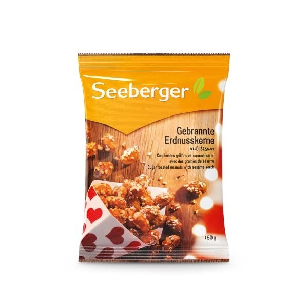 Seeberger Cacahuètes Grill Caram avec Graines de Sésame 1 Unité