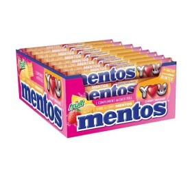 Mentos fruits en rouleau - 40 x 38 g