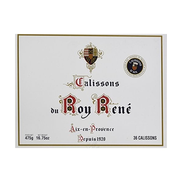 Le Roy René - Boîte Rectangle 36 Calissons dAix