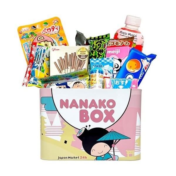 JapanBox Collectionneur: Boîte Métallique Exclusive avec Assortiment Premium de Bonbons Japonaises - Snacks, Chocolats, Boiss