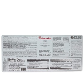 El Almendro Turron Crunchy Nougat – lot de 6 avec pochette de rangement rapide