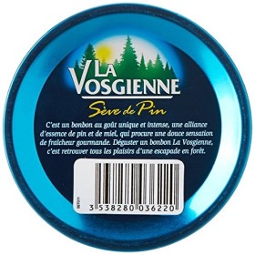 La Vosgienne Bonbons Sève de Pins 125 g - Lot de 6