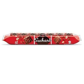 Rocher Lait SUCHARD - Chocolat au lait intense et noisettes croquantes - 245g pour partager et offrir un moment gourmand. - L