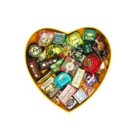 Venchi - Collection Baroque - Coffret Cadeau Cœur avec Chocolats Assortis, 286 g - Idée Cadeau - Sans Gluten