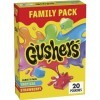 Gushers Éclaboussures de fraise et saveurs tropicales, 20 ct