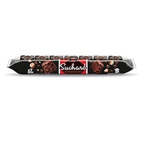 SUCHARD Rocher Noir - Boîte de dégustation élégante 245g | Idéal pour Offrir ou Partager | Douceur Intense de Rochers de Choc