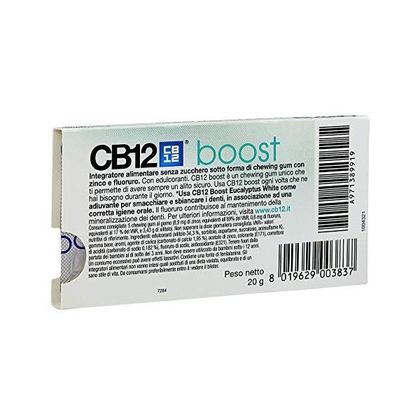 CB12 boost Eucalyptus Blanc Paquet de 5