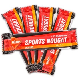 wcup sports nougat, 20 barres énergétiques wcup sport nougat 30g