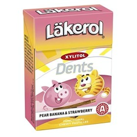 Cloetta Lakerol Pear Banana & Strawberry pastilles 4 Des boites of 85g