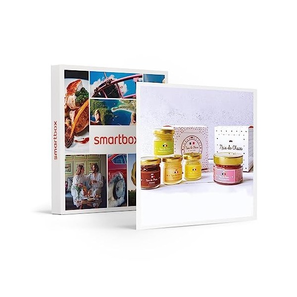 Smartbox - Coffret Cadeau - Assortiment de 5 pâtes à tartiner Artisanales aux Saveurs Originales - idée Cadeau Originale