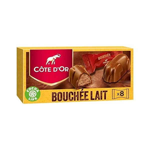 CÔTE DOR - Chocolat Bouchée Lait 200G - Lot De 3
