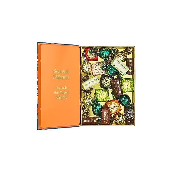 Venchi - Collection Baroque - Maxi Livre avec Chocolats Assortis, 299 g - Idée Cadeau - Sans Gluten