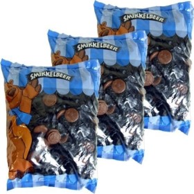 Smikkelbeer Original Holland Lakritze Dropmix 3 x 2000 g