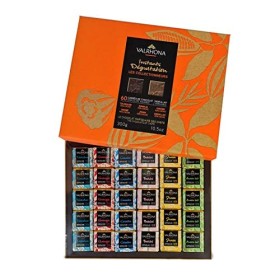 Coffret valrhona LES COLLECTIONNEURS 60 carrés-300g