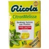 Ricola Bonbons Suisses aux Plantes Citron Mélisse Sucralose 50 g - Lot de 10