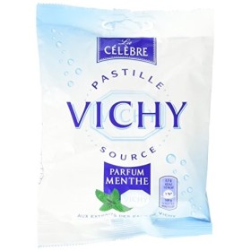 Vichy Pastilles à la Menthe Sachet de 230 g - Lot de 12