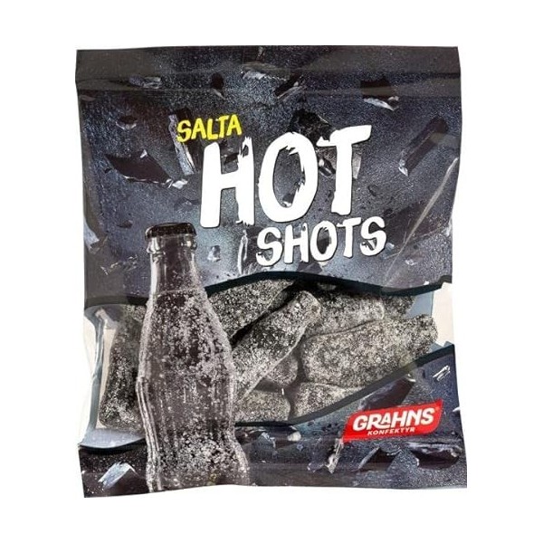 Grahns Salty Salta Hot Shots Sachets de bonbons 14 x 80 g