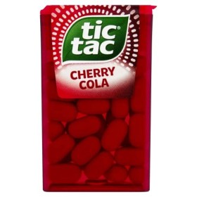 Tic Tac Lot de 24 paquets de bonbons Cherry Cola en vrac 18 g