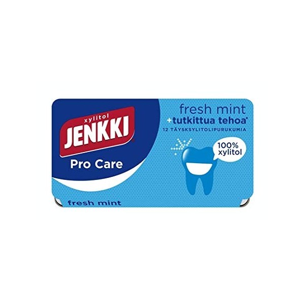 Cloetta Jenkki Xylitol Fresh mint Chewing-gum 18 Des boites of 17g