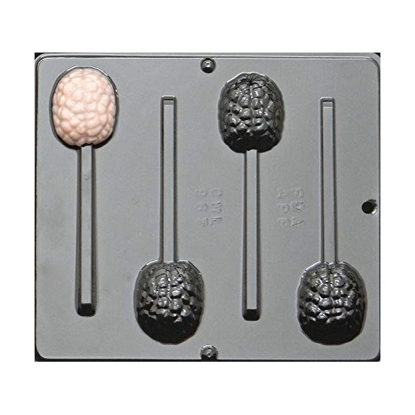 Candy Molds N More Human Brain Sucettes Chocolat Candy Mold 967 Halloween