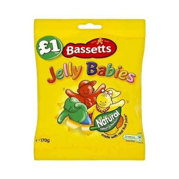 Bassett s Jelly Babies 170 g - Lot de 12