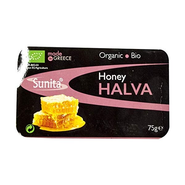 Sunita Snack Sésame Miel Halva Bio 75 g - Lot de 12