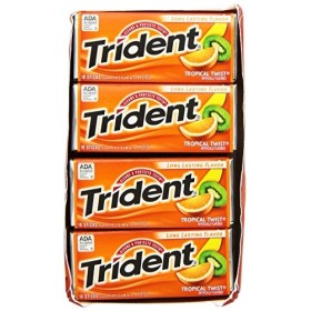 TRIDENT TROPICAL TWIST 15 Pack 14 sticks per Pack 