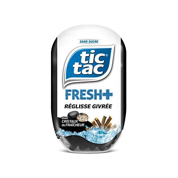 Tic Tac - Bonbon Fresh + Réglisse 44G - Lot De 4 - Livraison Rapide En France - Prix Par Lot