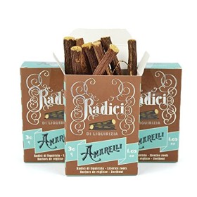 Radici di Liquirizia, bastoncini da 9 cm - Expo 12x30g - Liqurizia Amarelli