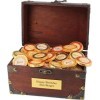 Coffre au trésor de chocolat 480g avec personnalisation