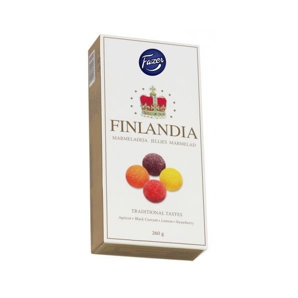 Fazer Finlandia Lot de 5 gelées 260 g
