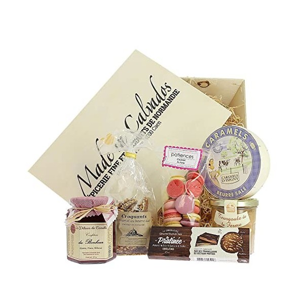 Panier garni Gourmandises de Normandie - Made in Calvados