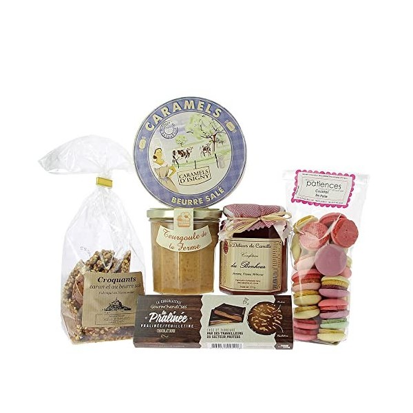 Panier garni Gourmandises de Normandie - Made in Calvados