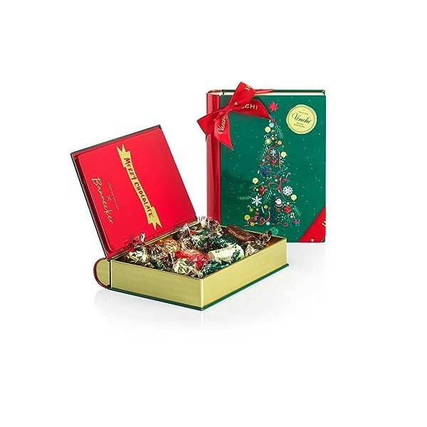 Venchi - Collection de Noël - Maxi Livre de Noël avec Chocolats Assortis, 449 g - Idée cadeau - Sans gluten