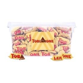 Toblerone - Coffret de Mini Toblerone - Boite de Mini Chocolat Noel à Offrir ou Partager - Chocolat Toblerone au Lait avec No