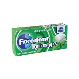 Chewing gum menthe verte Freedent Refresher - 24 paquets