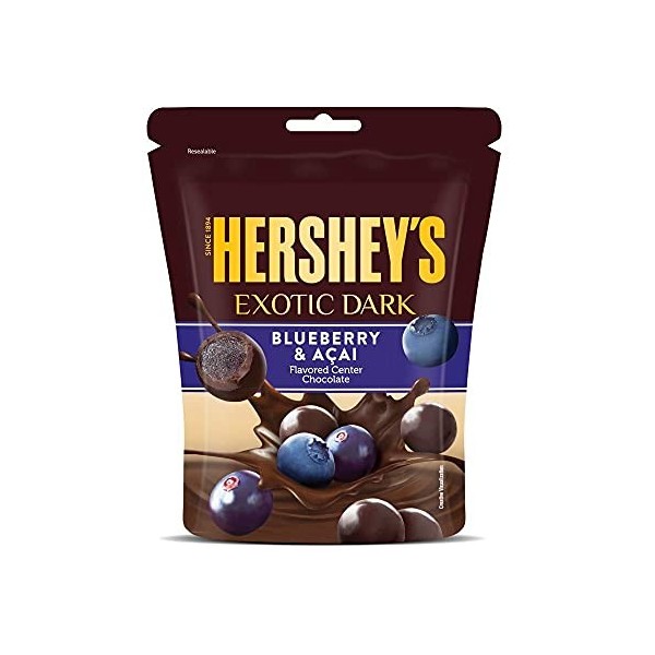 Brookside Flavored Center Chocolate - Blueberry and Acai Pouch, 10 X 33 g