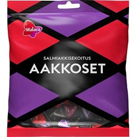 Cloetta Malaco Aakkoset Salmiakki mix confectionery mix Gommeux 4 Packs of 280g