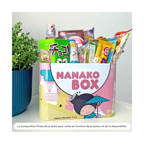 JapanBox Collectionneur: Boîte Métallique Exclusive avec Assortiment Premium de Bonbons Japonaises - Snacks, Chocolats, Boiss