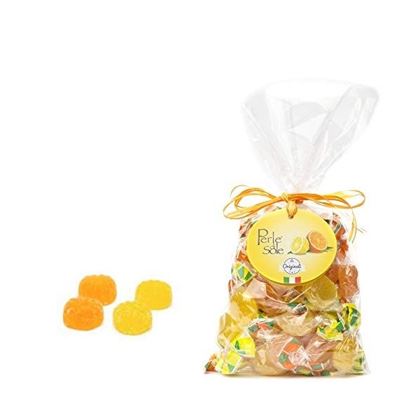 Bonbons Gelées au citron et à lorange 500 Gr. - Perle di Sole - Offre 6 Pièces