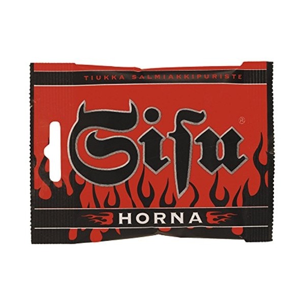 Lot de 20 sachets de 40 g de feuilles de Sisu Horna – Original – Finlandais – Réglisse salée – Salmiak – Pastilles – Pastille